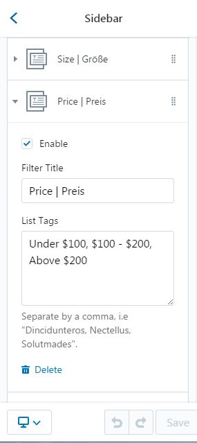 Advanced Filtering