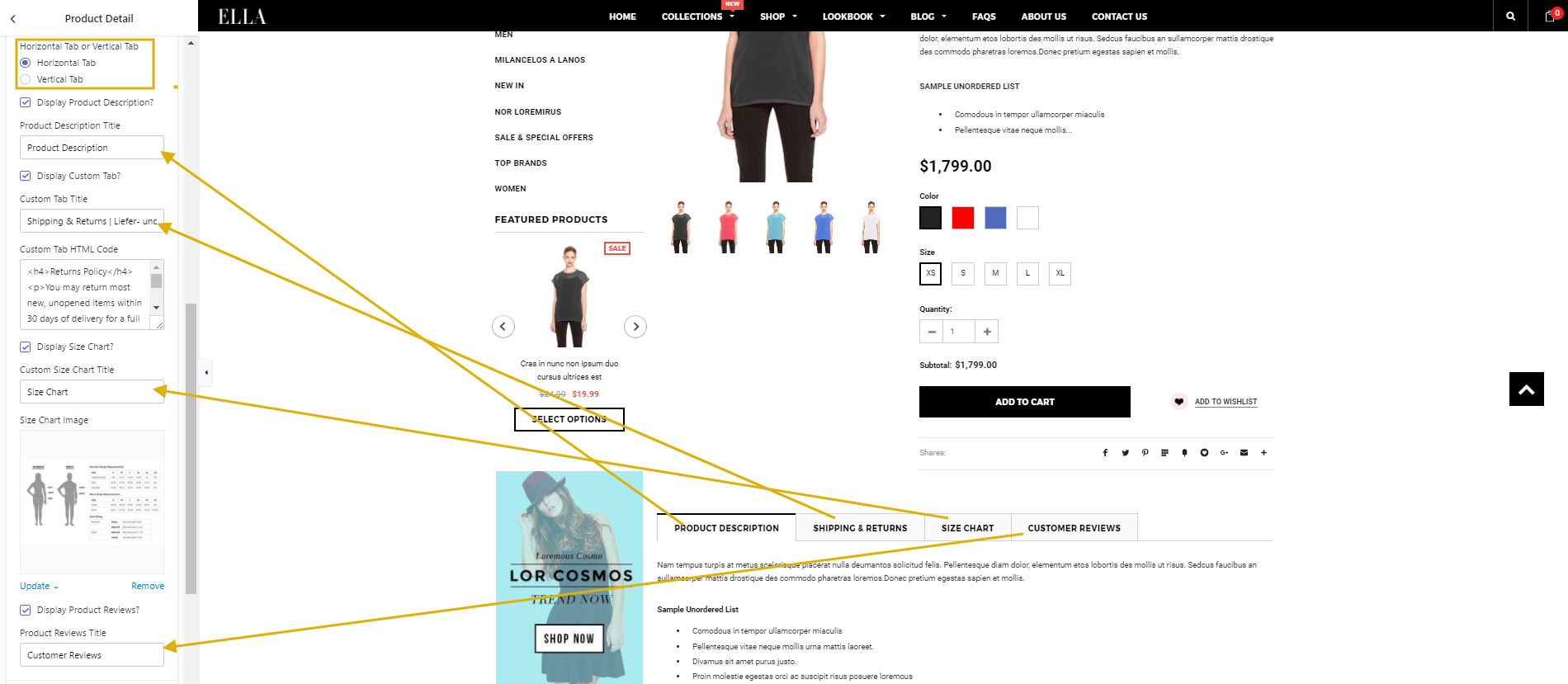 Porduct page
